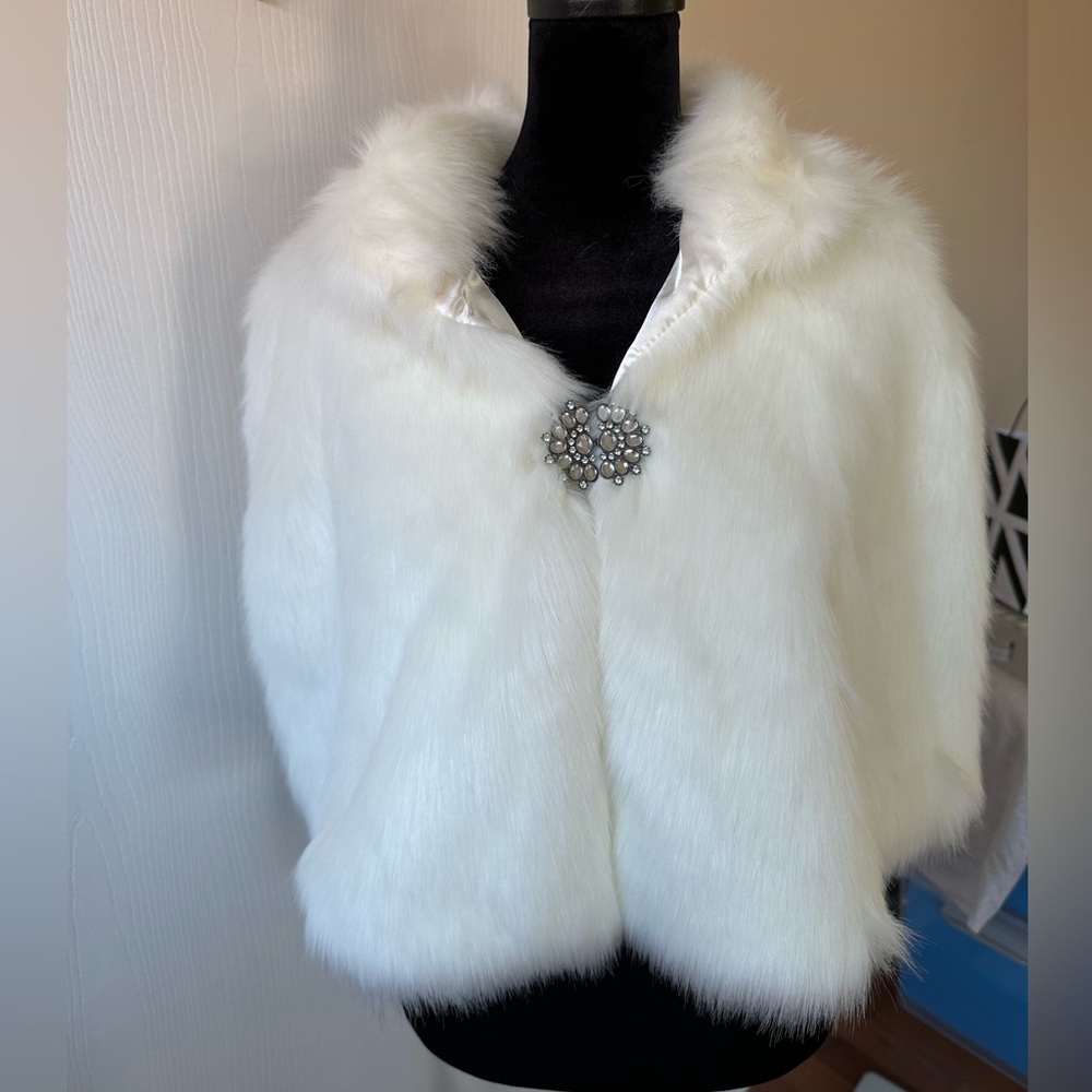 Evening Faux Fur Wedding or Evening Cover